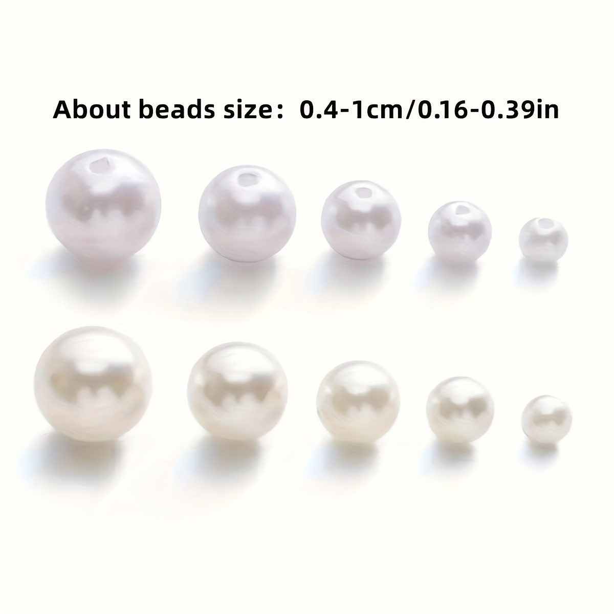 1388pcs 4/6/8/10mm  Black, whi - đánh giá và giá Women Accessories Bracelet