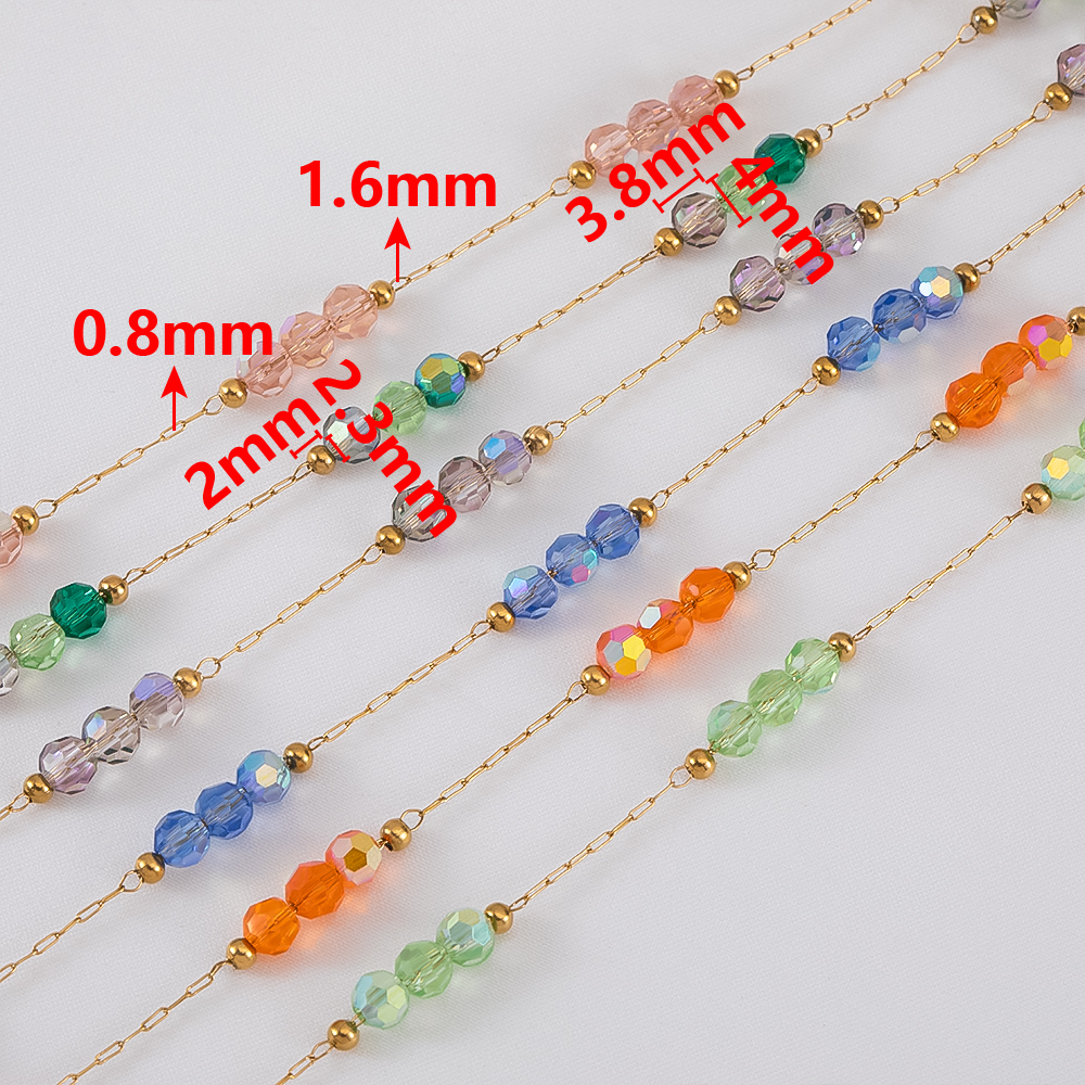 1Meter Stainless Steel Beads C - đánh giá và giá Women Accessories Bracelet