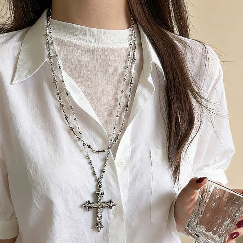 Gothic Punk Y2K Metal Cross Pe - đánh giá và giá Women'S Emo Accessories