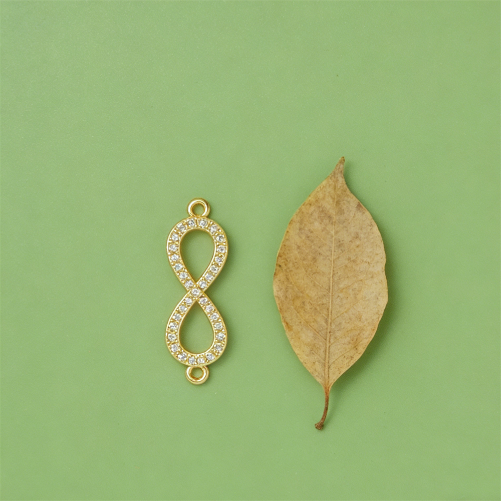 2Pcs Infinity Connectors Brass - đánh giá và giá Women Accessories Bracelet