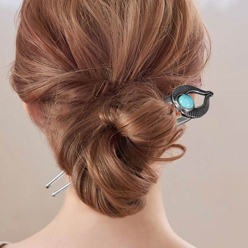 Egypt Turquoise U Shape Hair F - đánh giá và giá Women Accessories Aesthetic