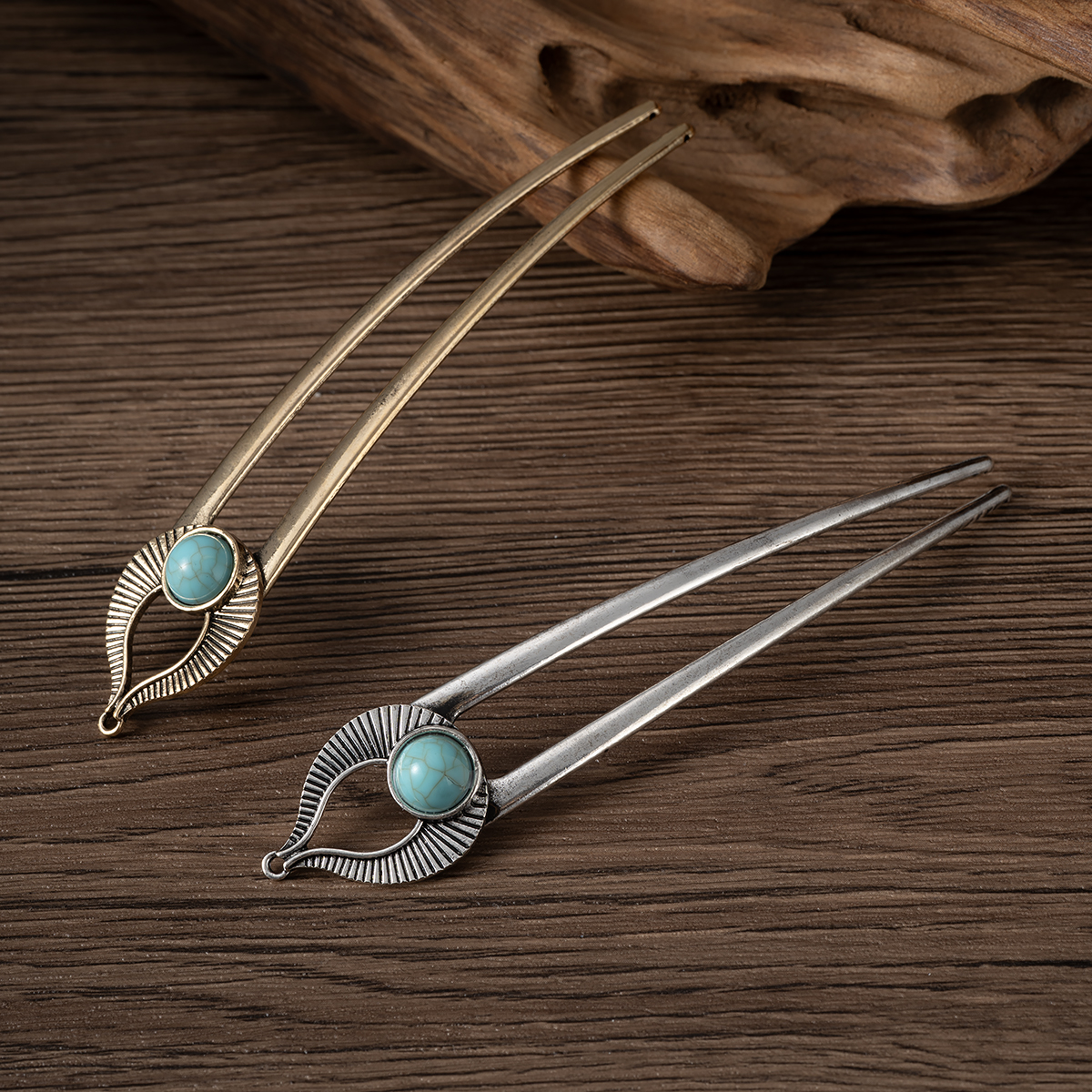 Egypt Turquoise U Shape Hair F - đánh giá và giá Women Accessories Aesthetic