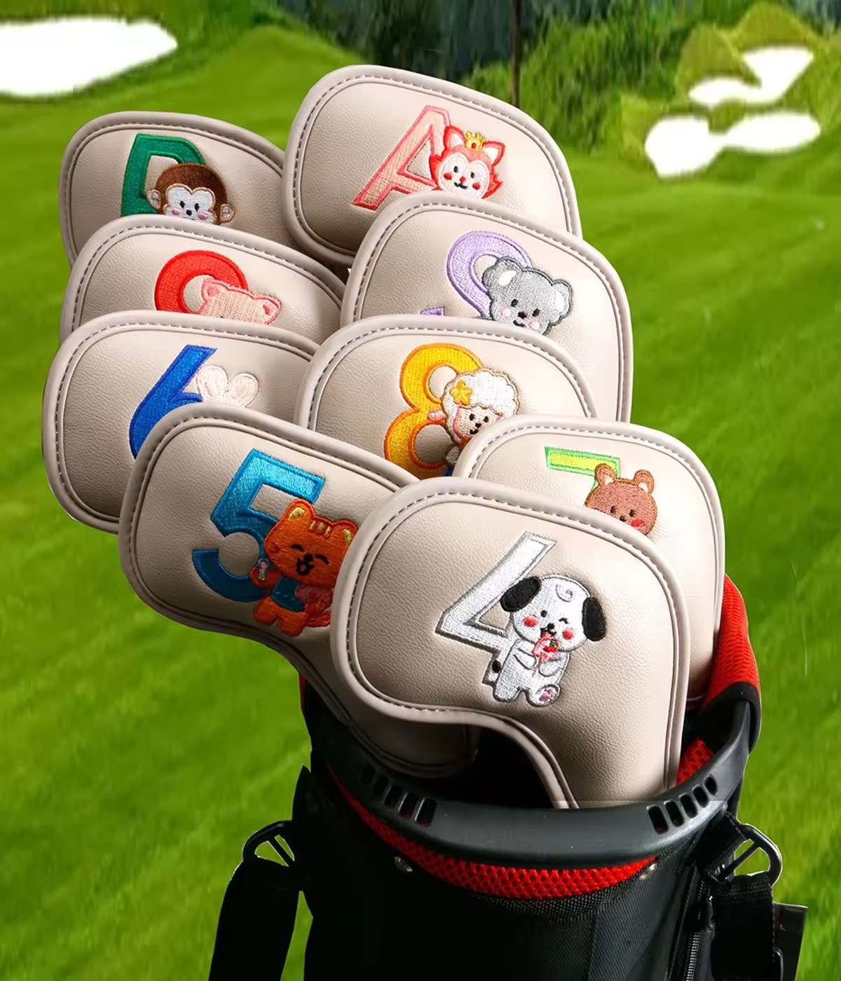 9Pcs Cute Cartoon Animal Golf  - đánh giá và giá Women Accessories To Gift