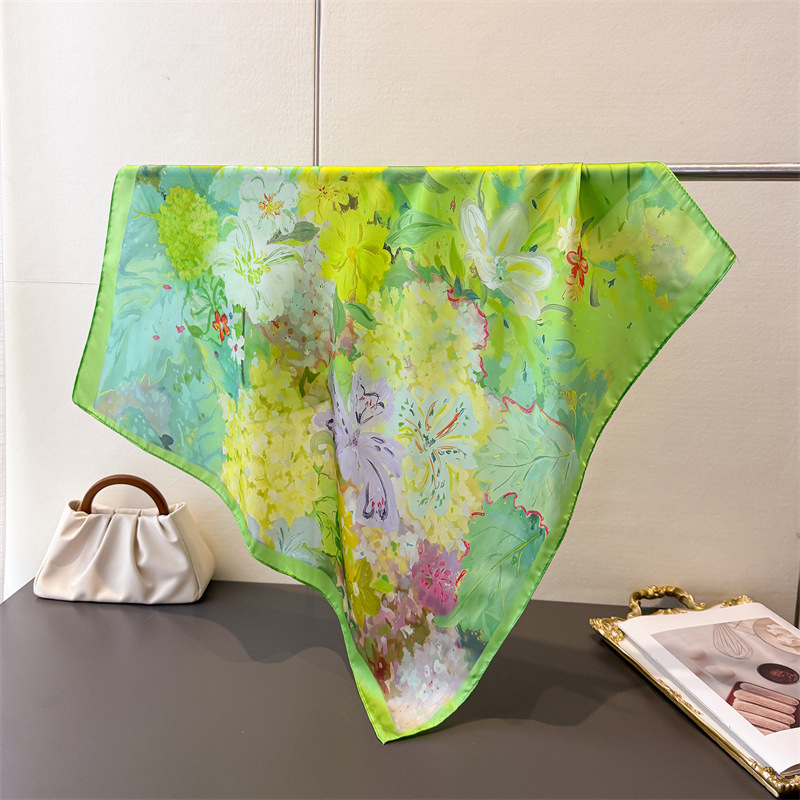 70*70cm Square Silk Scarf for  - đánh giá và giá Silk Scarf Square