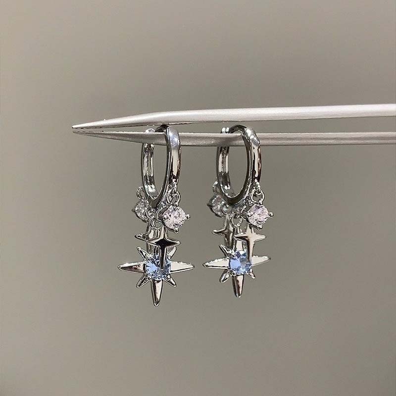 New Y2K Blue Zircon Star Tasse - đánh giá và giá Women'S Accessories Jewelry Sale